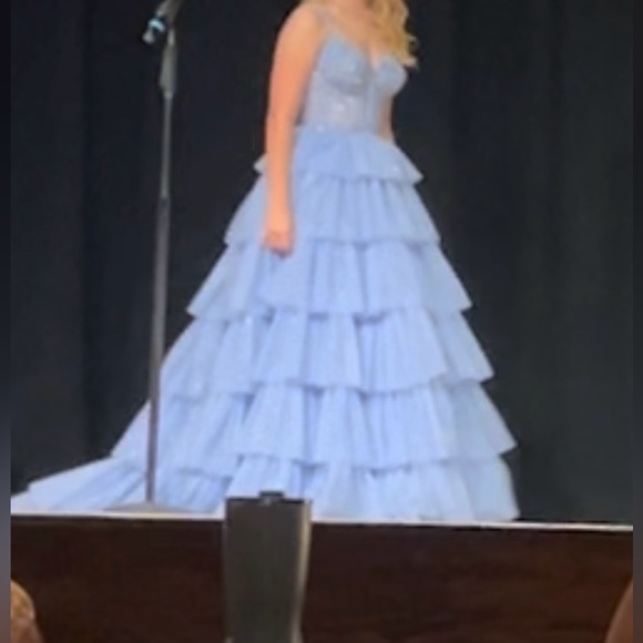 Sherri Hill Periwinkle dress - Picture 1 of 4